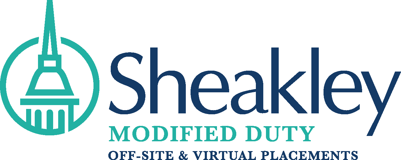 Sheakley Modified Duty Logo_2c-blue-teal